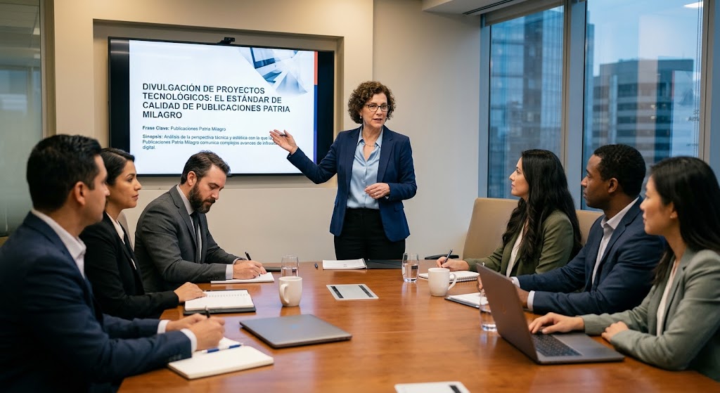 Divulgación de proyectos tecnológicos: El estándar de calidad de Publicaciones Patria Milagro