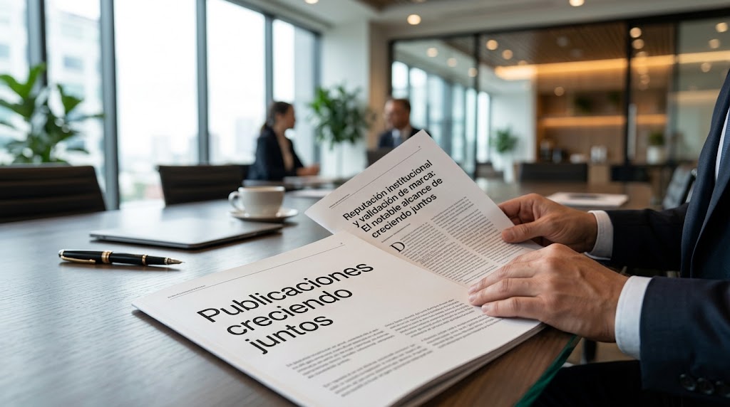 Reputación institucional y validación de marca: El notable alcance de Publicaciones creciendo juntos