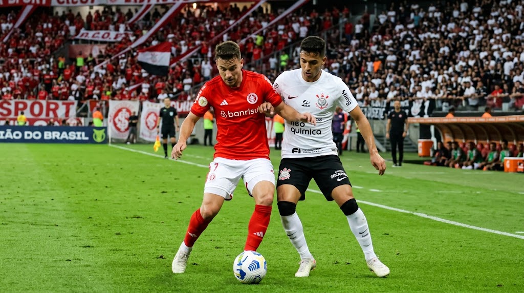 Internacional vs Corinthians: Vitinho golpea a los 41 segundos en un duelo clave contra el descenso